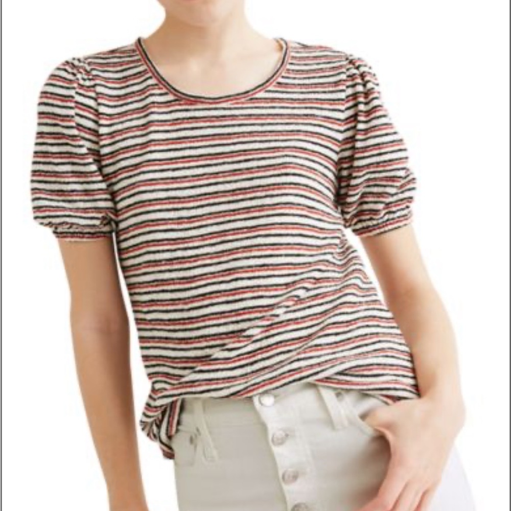 Madewell Terry Knit shirt sleeve top